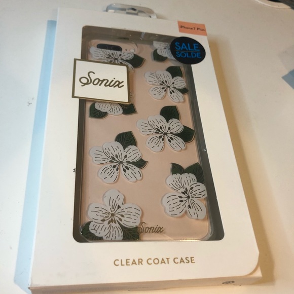Sonix Flower Print Clear IPhone 7+ Clear Case - Picture 1 of 3